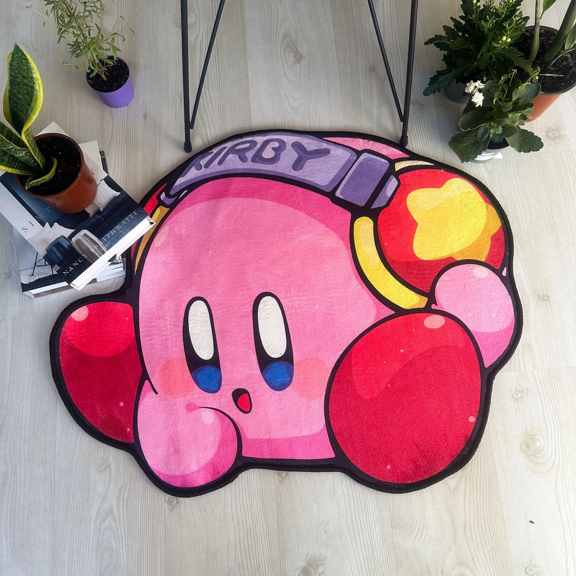 Kirby Gamer Rug, Soft Carpet for Gaming Rooms