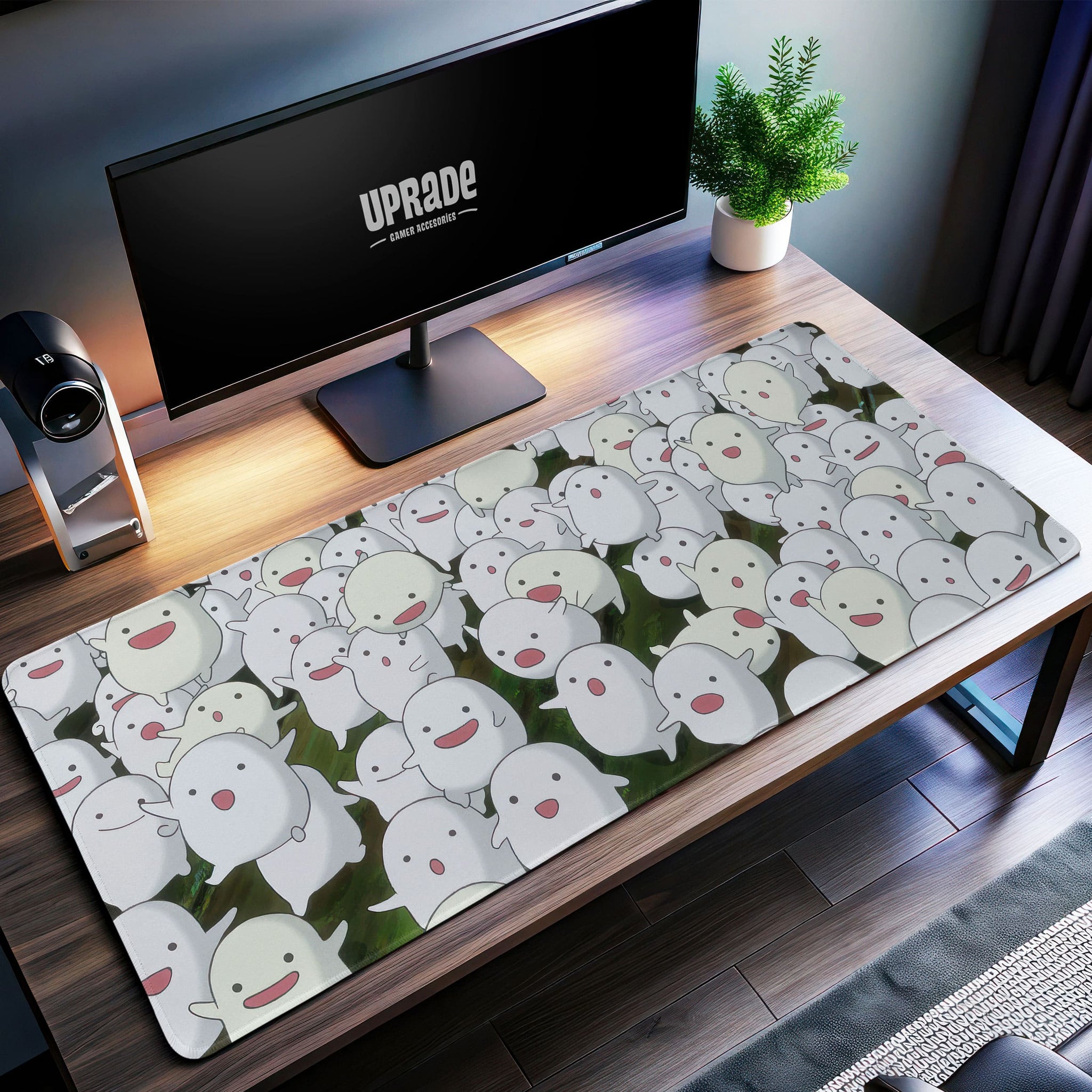 Kodama Spirits Forest Desk Mat, Studio Ghibli Mouse Pad