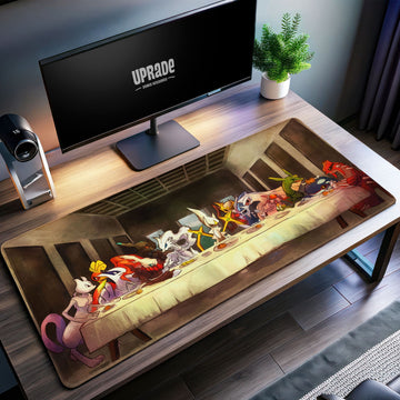 Legendary Pokémon Last Supper Desk Mat, Mythical Mouse Pad