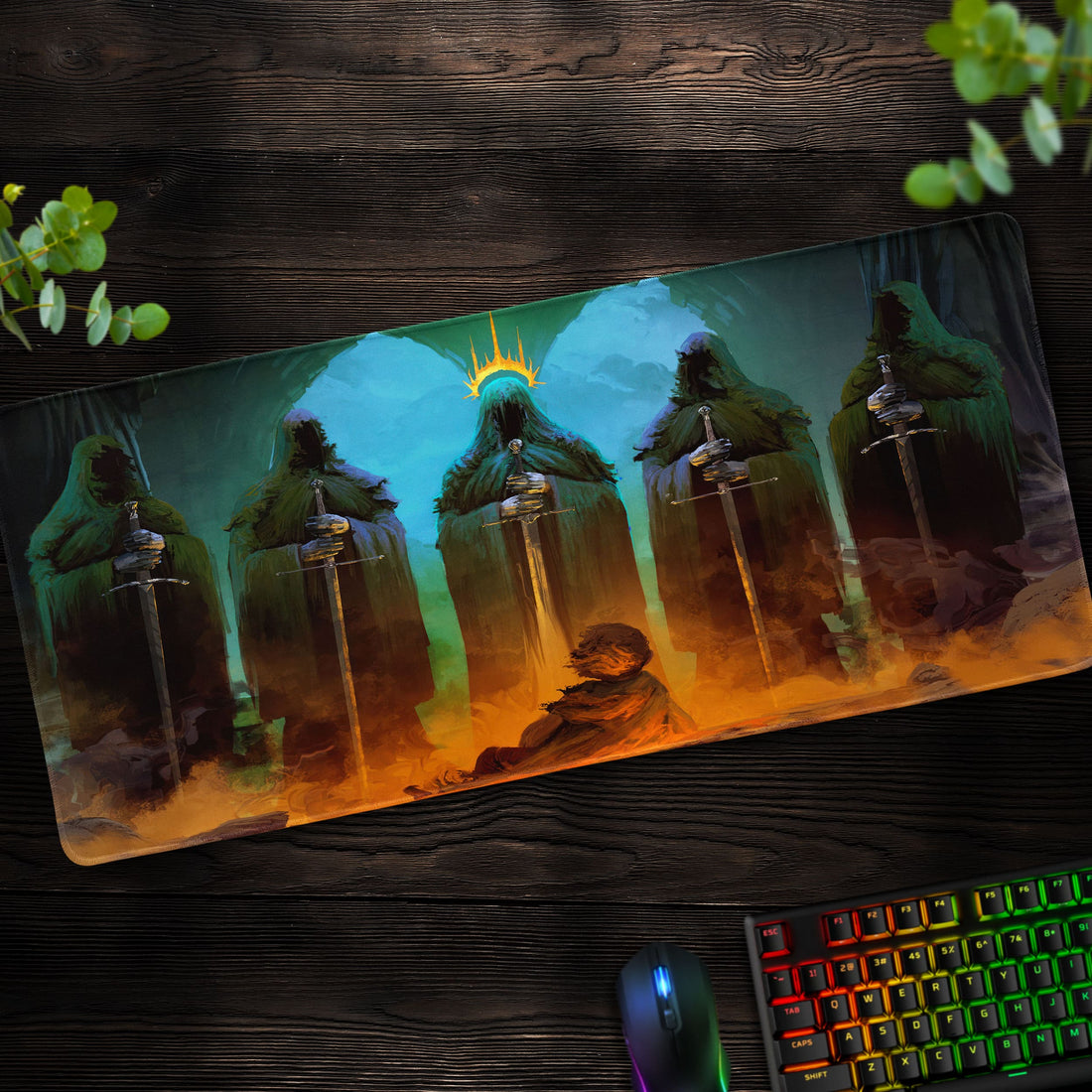 Lord of the Rings Desk Mat, Ringwraiths Tribute Mouse Pad