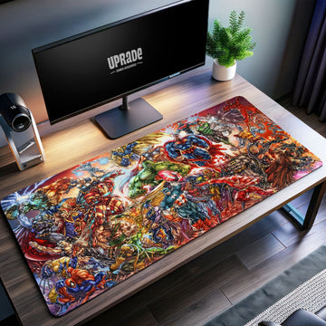 Marvel Heroes Assemble Desk Mat, Epic Superhero Mouse Pad