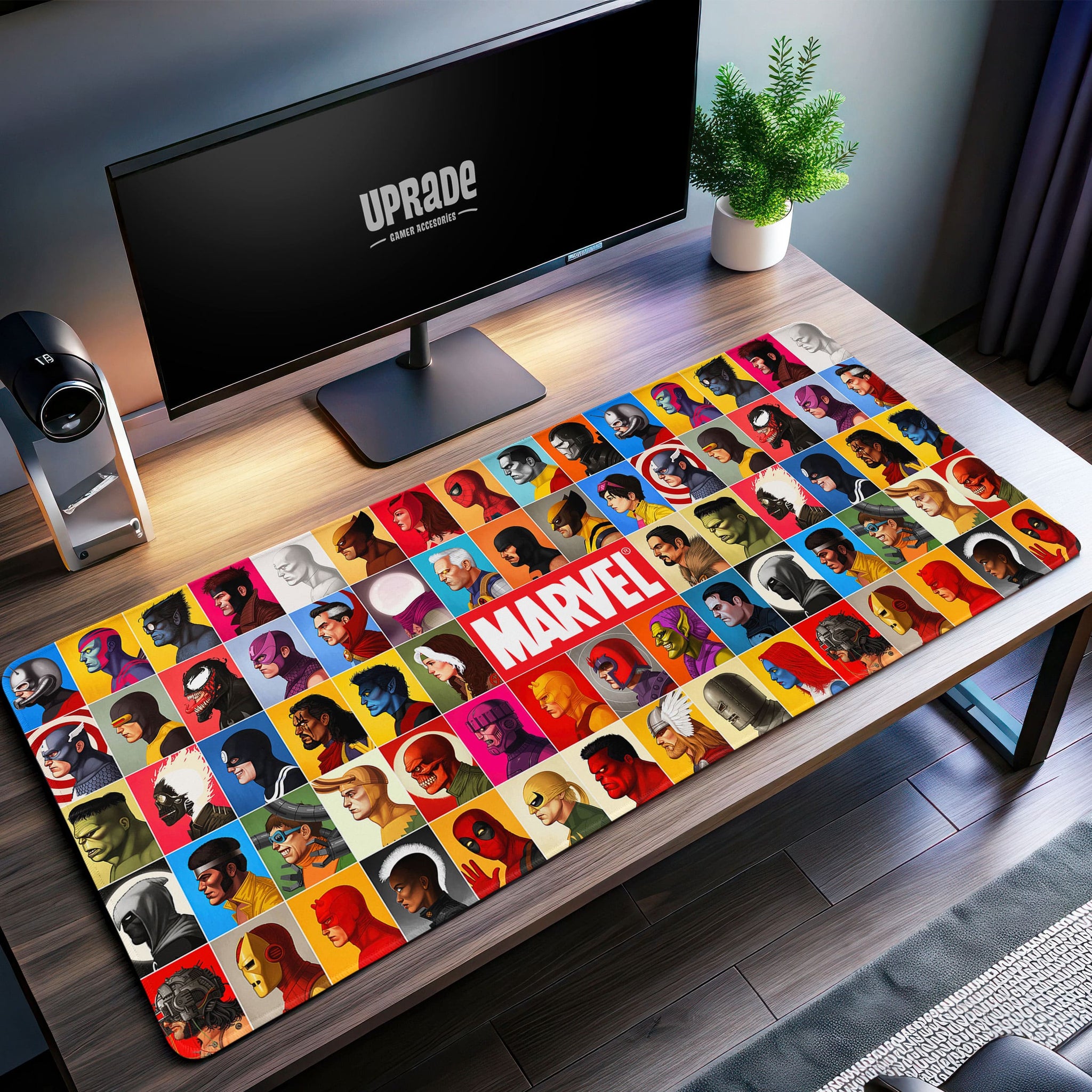 Marvel Heroes Desk Mat, Superhero Mouse Pad