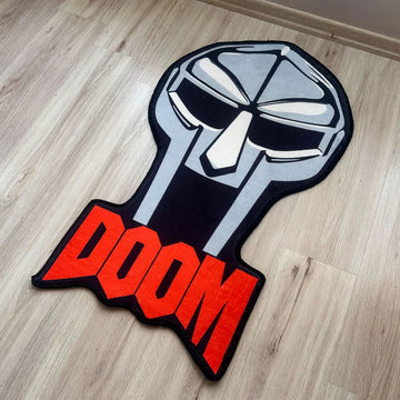 MF DOOM Mask Rug, Hip-Hop Legend Music Carpet