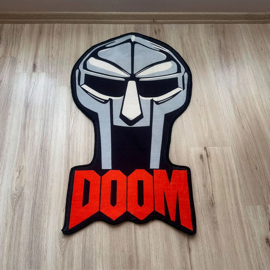 MF DOOM Mask Rug, Hip-Hop Legend Music Carpet