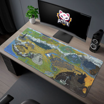 Middle-earth Map Desk Mat, Mordor to Rivendell Mouse Pad