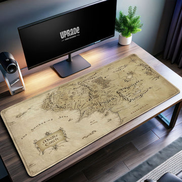 Middle Earth Map Desk Mat, LOTR Mouse Pad