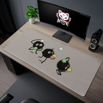 Studio Ghibli Soot Sprites Desk Mat, Anime Mouse Pad