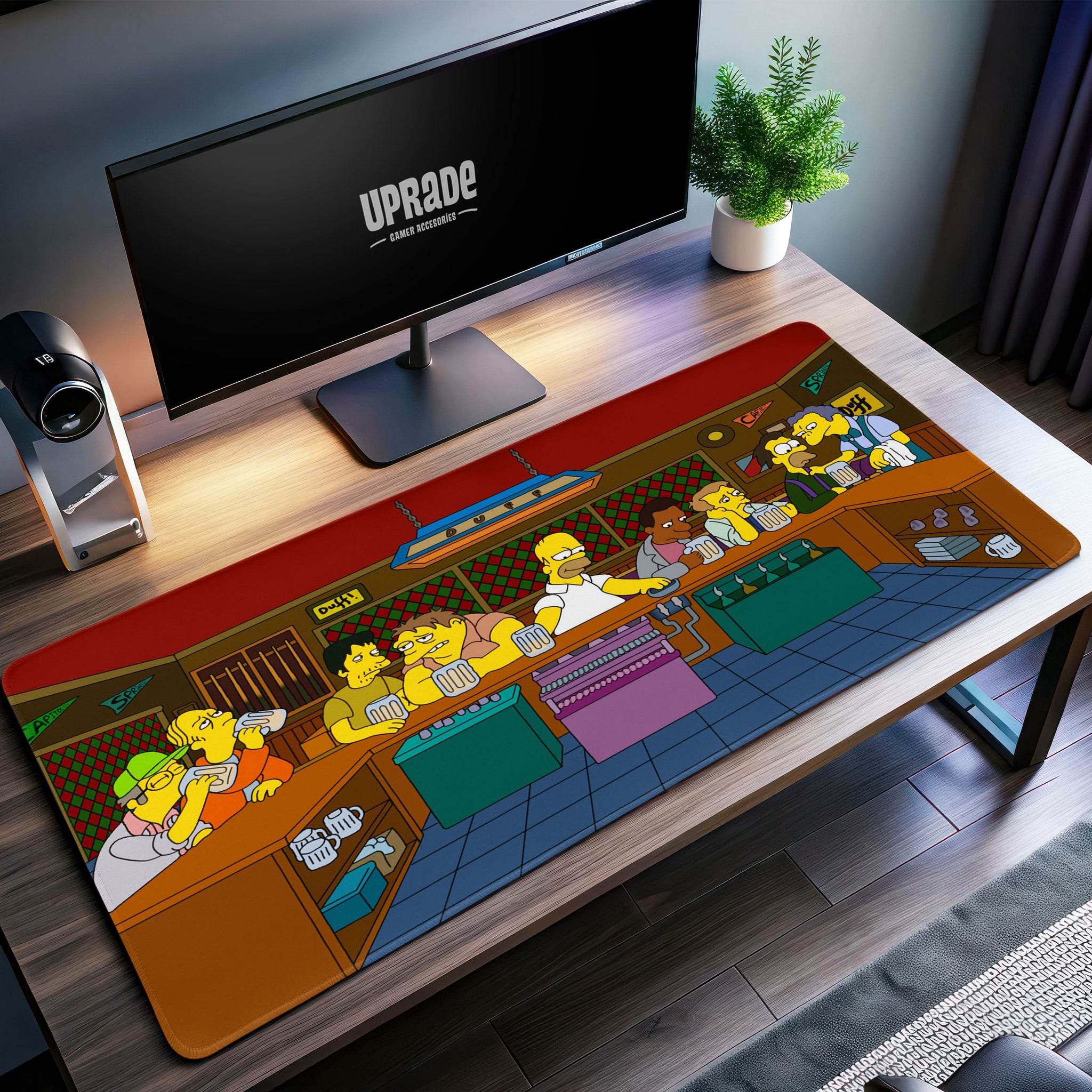 Moe's Tavern Desk Mat, Simpsons Bar Mouse Pad