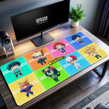 My Hero Academia Chibi Heroes Desk Mat, Class 1-A Mouse Pad - Cocoon Markt