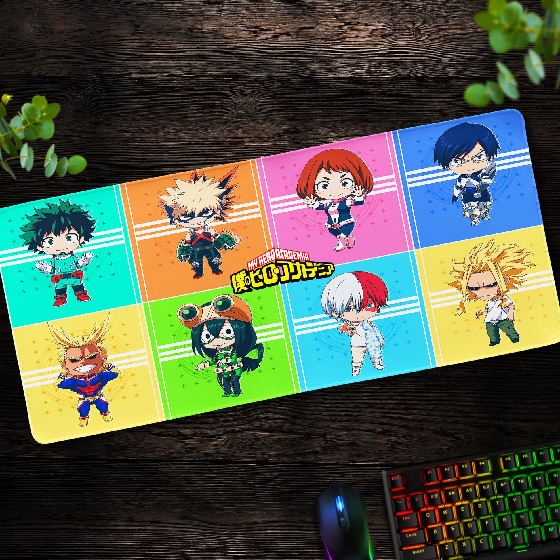 My Hero Academia Chibi Heroes Desk Mat, Class 1-A Mouse Pad - Cocoon Markt