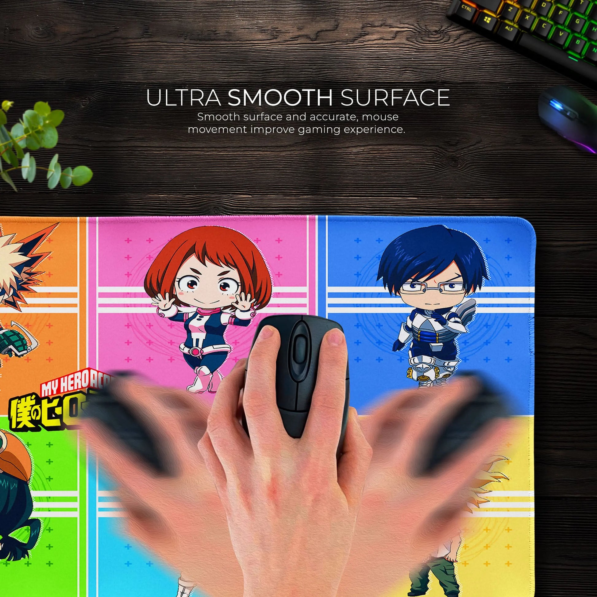 My Hero Academia Chibi Heroes Desk Mat, Class 1-A Mouse Pad - Cocoon Markt