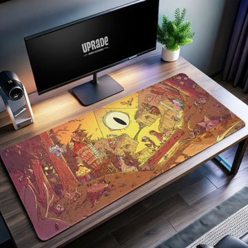 Gravity Falls Mystery Desk Mat, Cartoon Adventure Mouse Pad