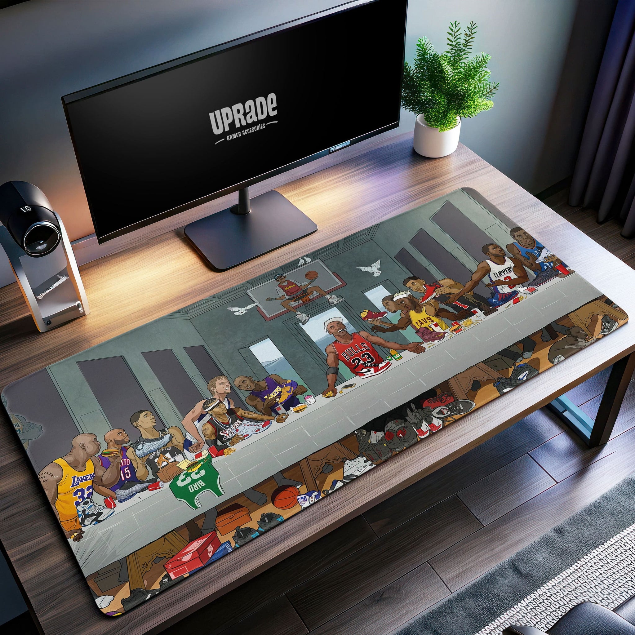 Basketball Legends Desk Mat, Michael Jordan Mouse Pad