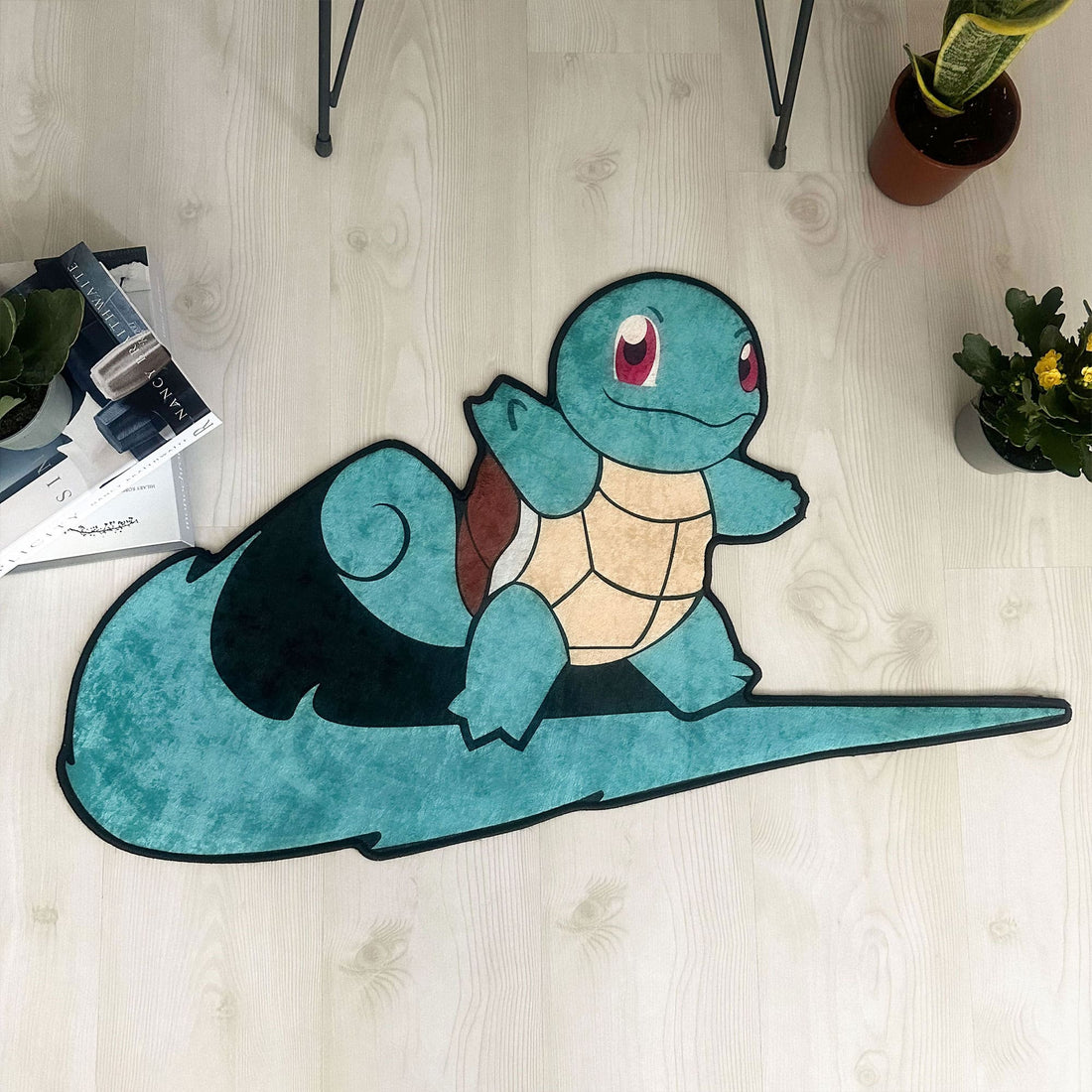 Squirtle Pokémon Anime Shaped Soft Rug