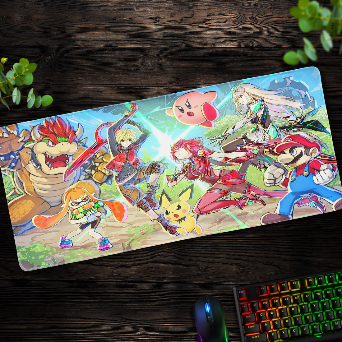 Nintendo Crossover Desk Mat, Super Smash Mouse Pad