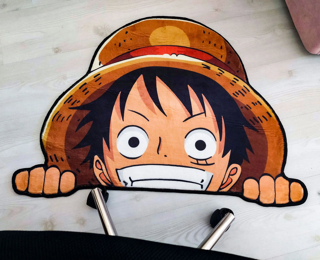 One Piece Luffy Area Rug, Anime Decorative Carpet