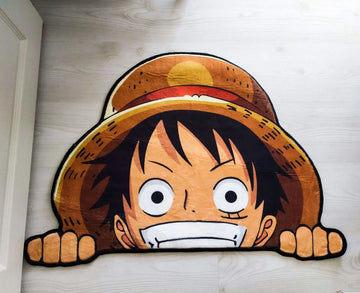 One Piece Luffy Area Rug, Anime Decorative Carpet