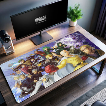 Hero Association Desk Mat, One Punch Man Mouse Pad