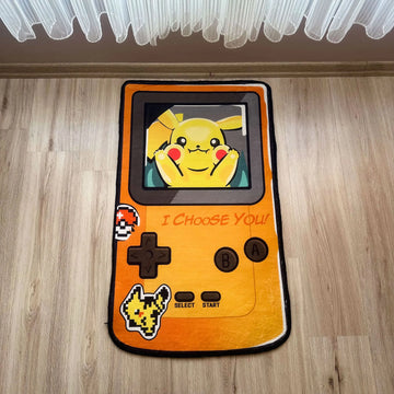 Pikachu Nintendo Game Boy Rug, Pokémon Carpet