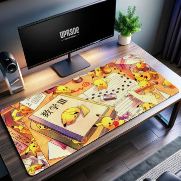 Pikachu Study Desk Mat, Pokémon Study Mouse Pad