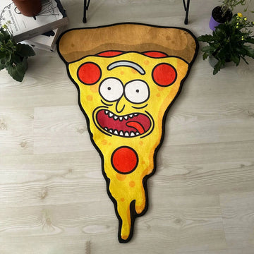 Pizza Rick Sanchez Rug, Rick and Morty Shaped Carpet