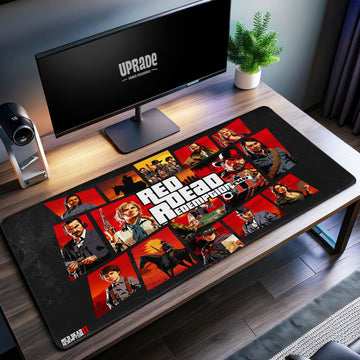 Red Dead Redemption Desk Mat, Wild West Mouse Pad - Cocoon Markt