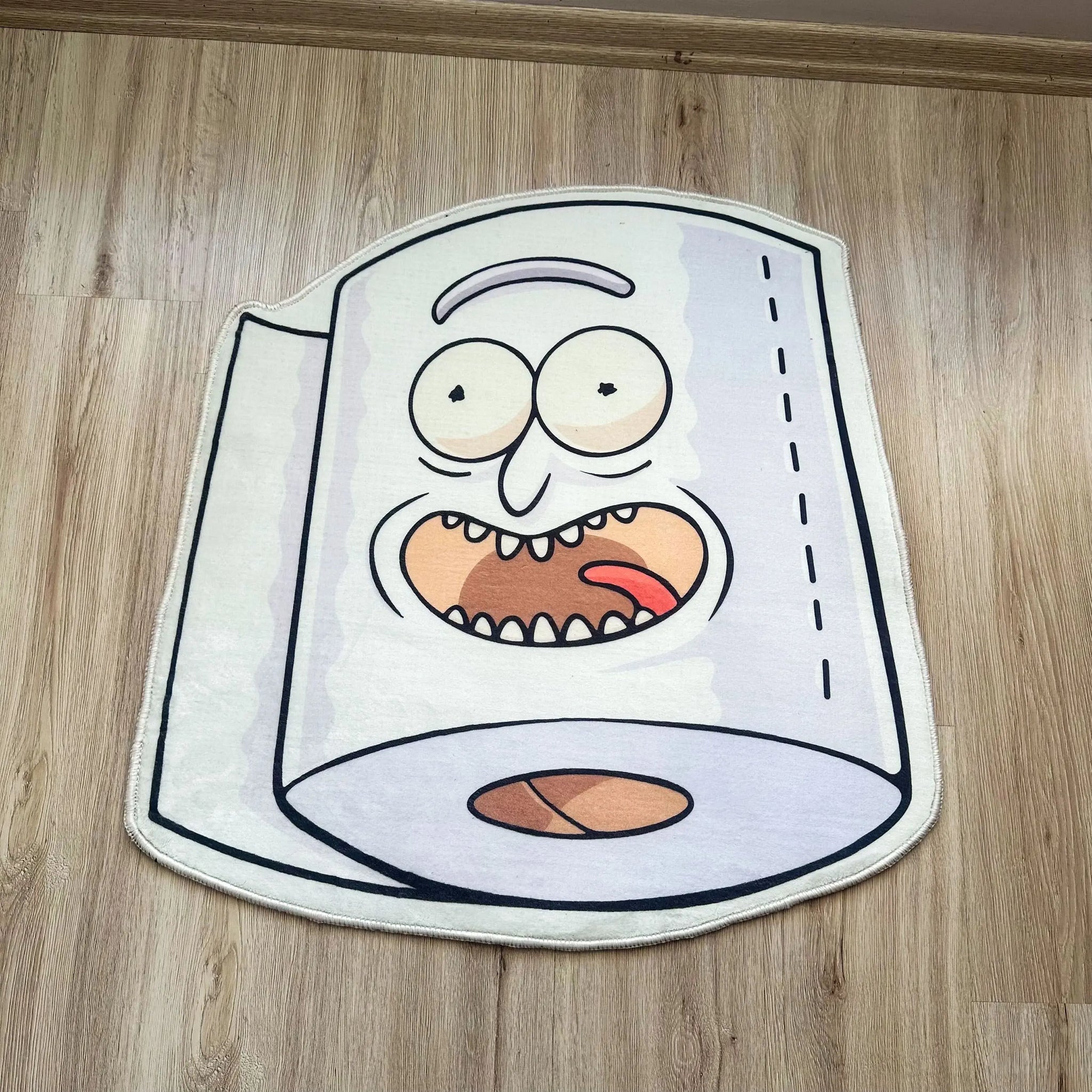 Rick Sanchez Toilet Paper Fun Rug, Rick and Morty Carpet