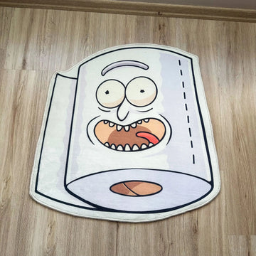 Rick Sanchez Toilet Paper Fun Rug, Rick and Morty Carpet