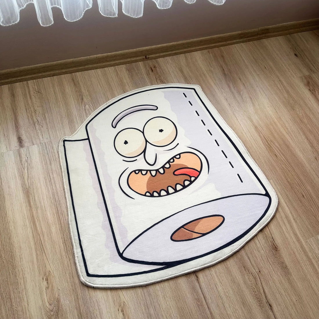 Rick Sanchez Toilet Paper Fun Rug, Rick and Morty Carpet