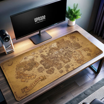 Gielinor Map Desk Mat, RuneScape Gaming Mouse Pad