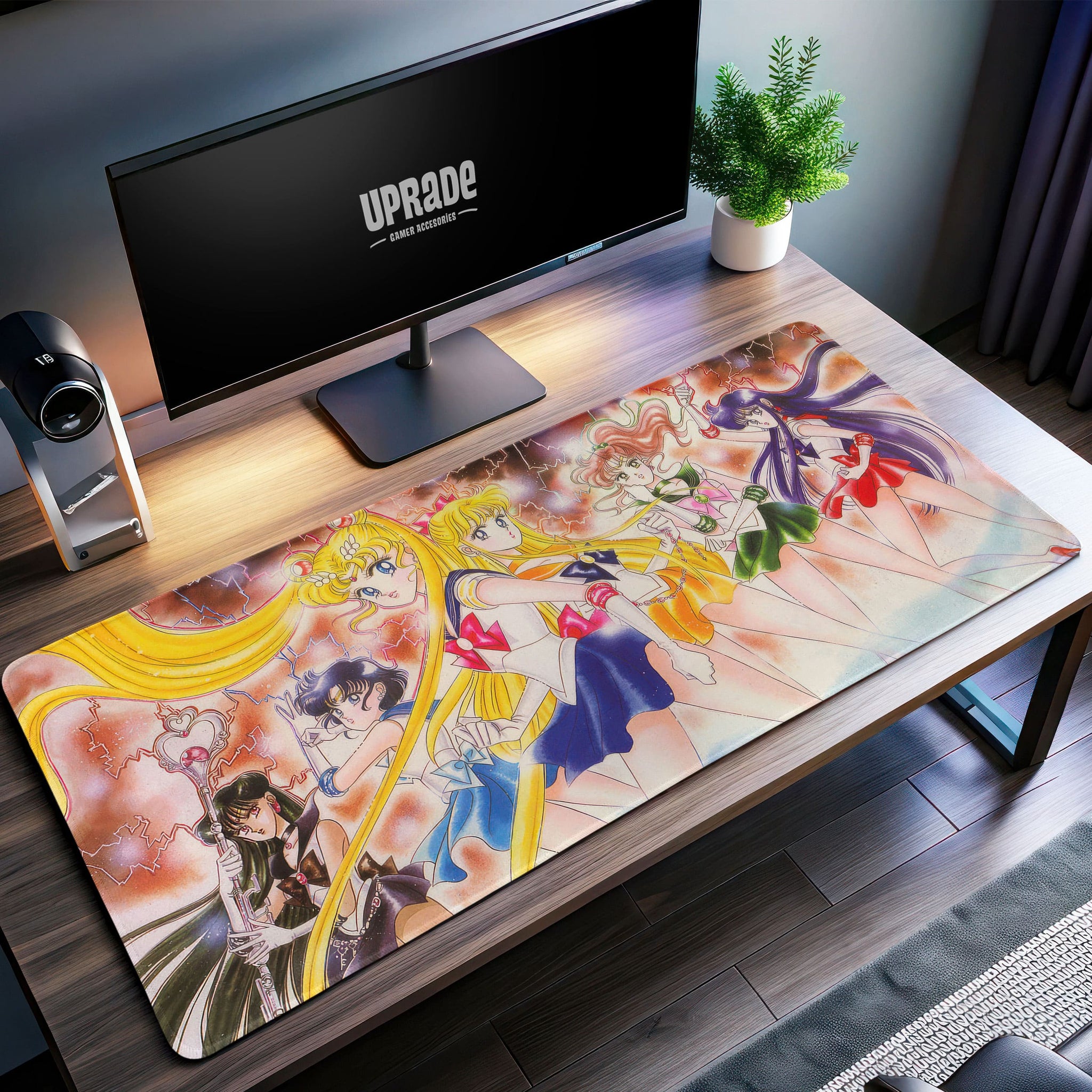 Cosmic Defenders Desk Mat, Sailor Moon Mouse Pad