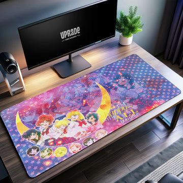 Moonlit Friendship Desk Mat, Sailor Moon Mouse Pad