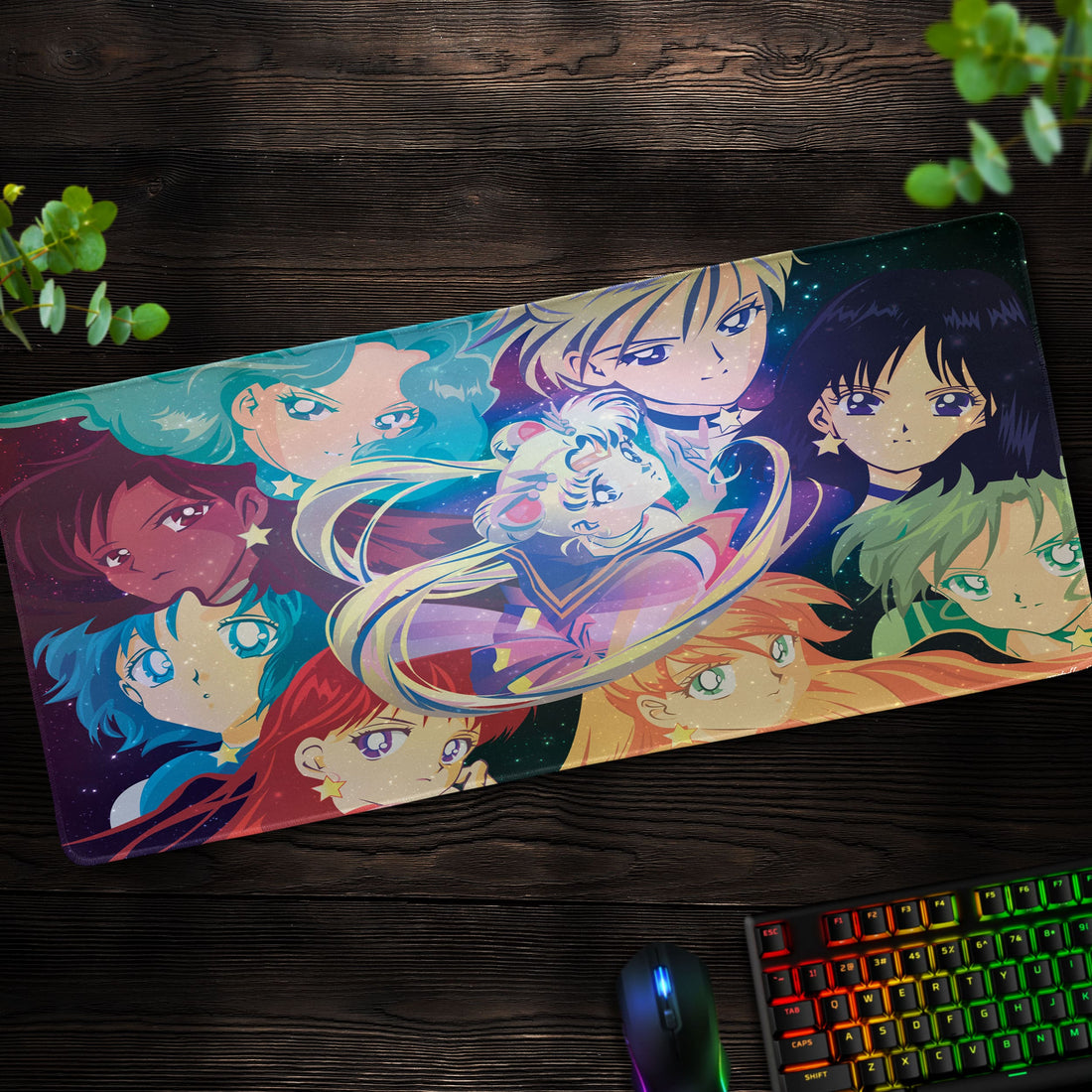 Moonlight Guardians Desk Mat, Sailor Moon Mouse Pad