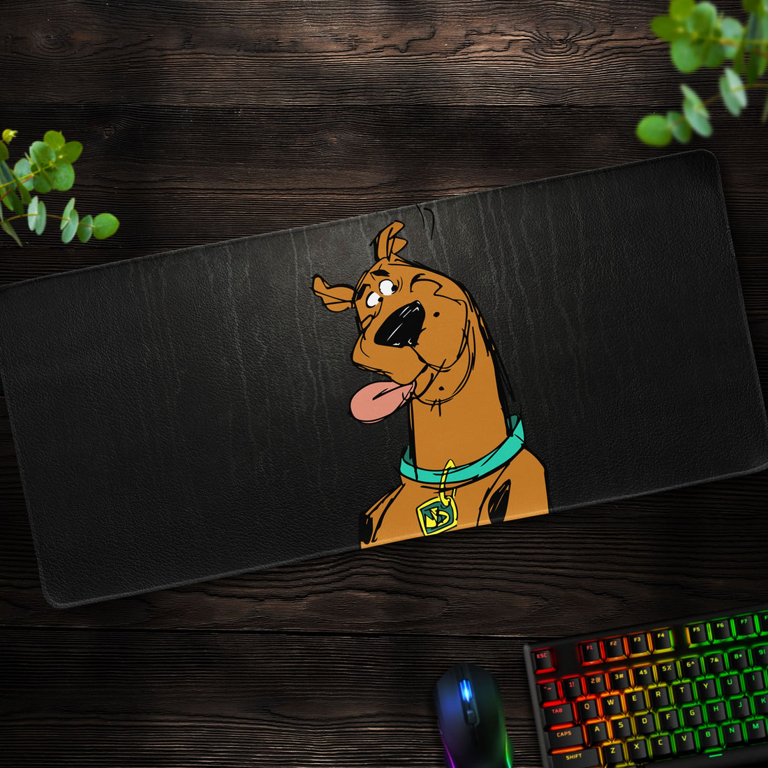 Scooby-Doo Funny Expression Desk Mat, Mystery Mouse Pad