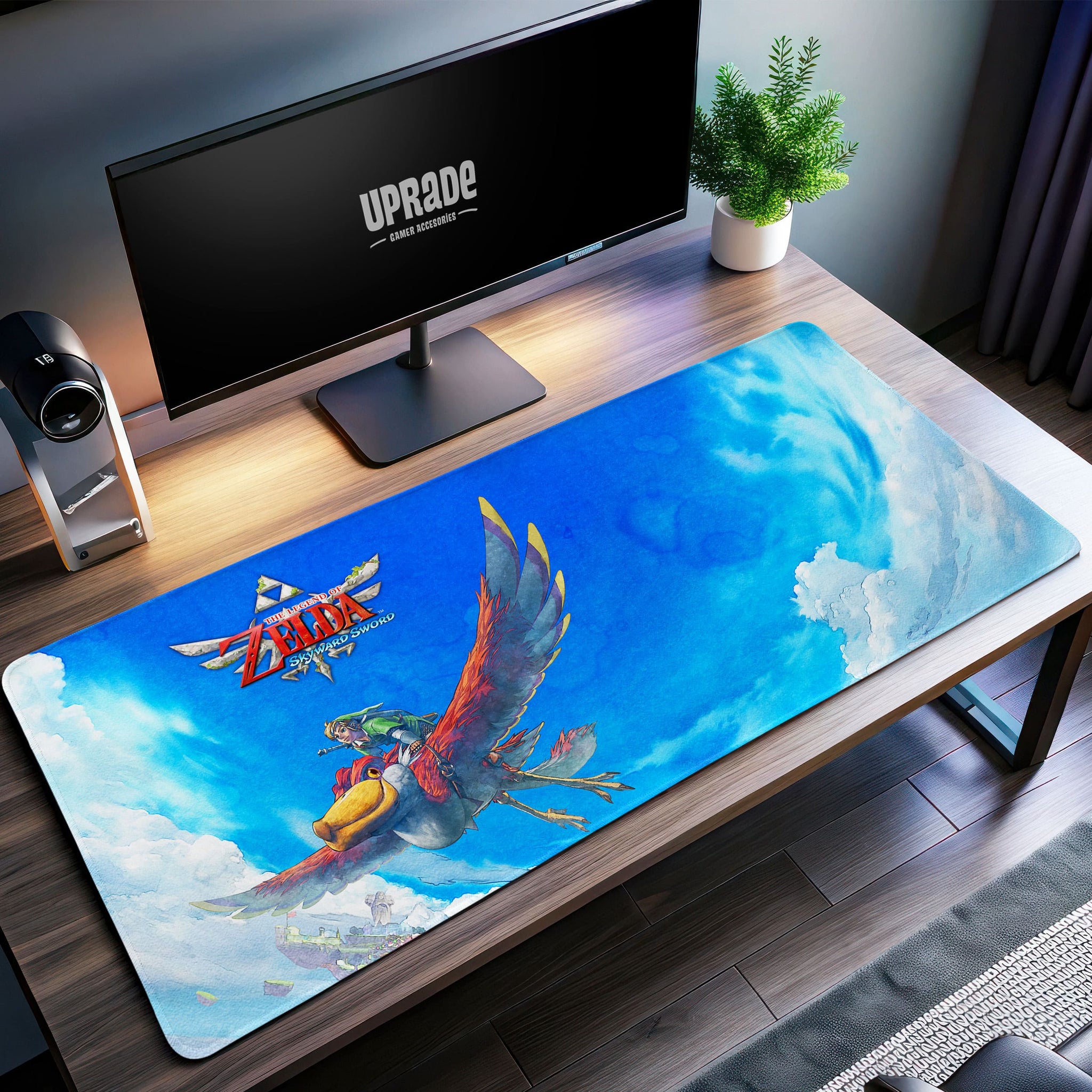 Link’s Loftwing Flight Desk Mat, Zelda Skyward Sword Mouse Pad