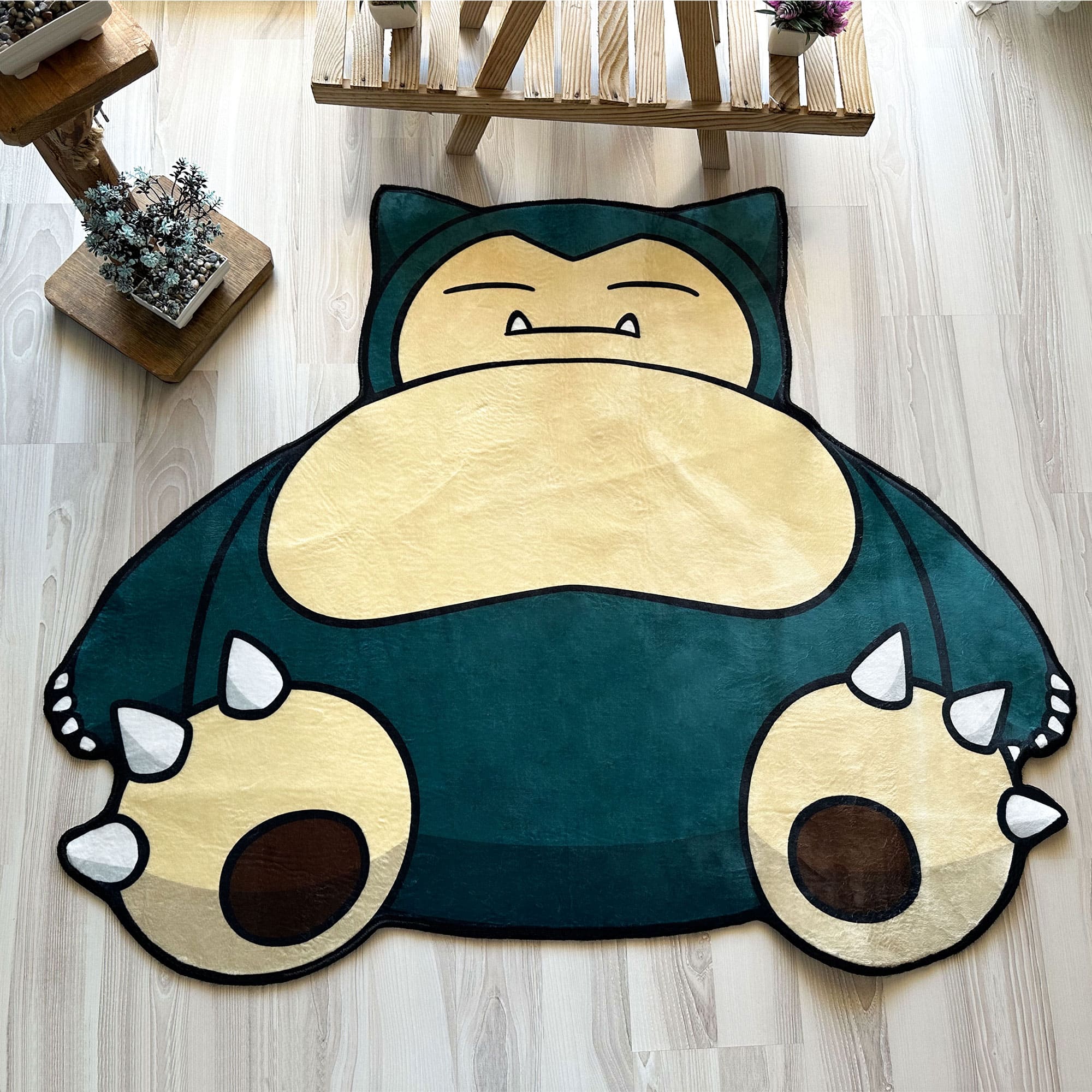 Snorlax Pokémon Anime-Inspired Soft Rug