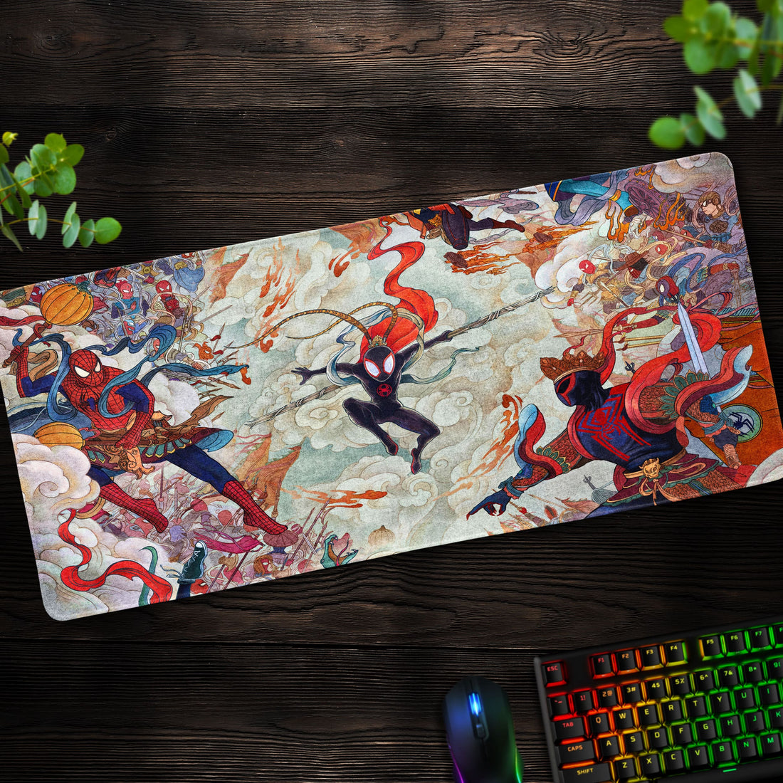 Mythic Spider-Man Desk Mat, Epic Spider-Verse Mouse Pad