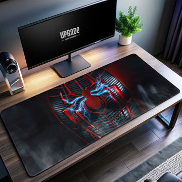 Spider-Man Electric Emblem Desk Mat, Web-Slinger Mouse Pad