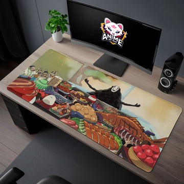 Studio Ghibli Feast Desk Mat, Spirited Away Mouse Pad