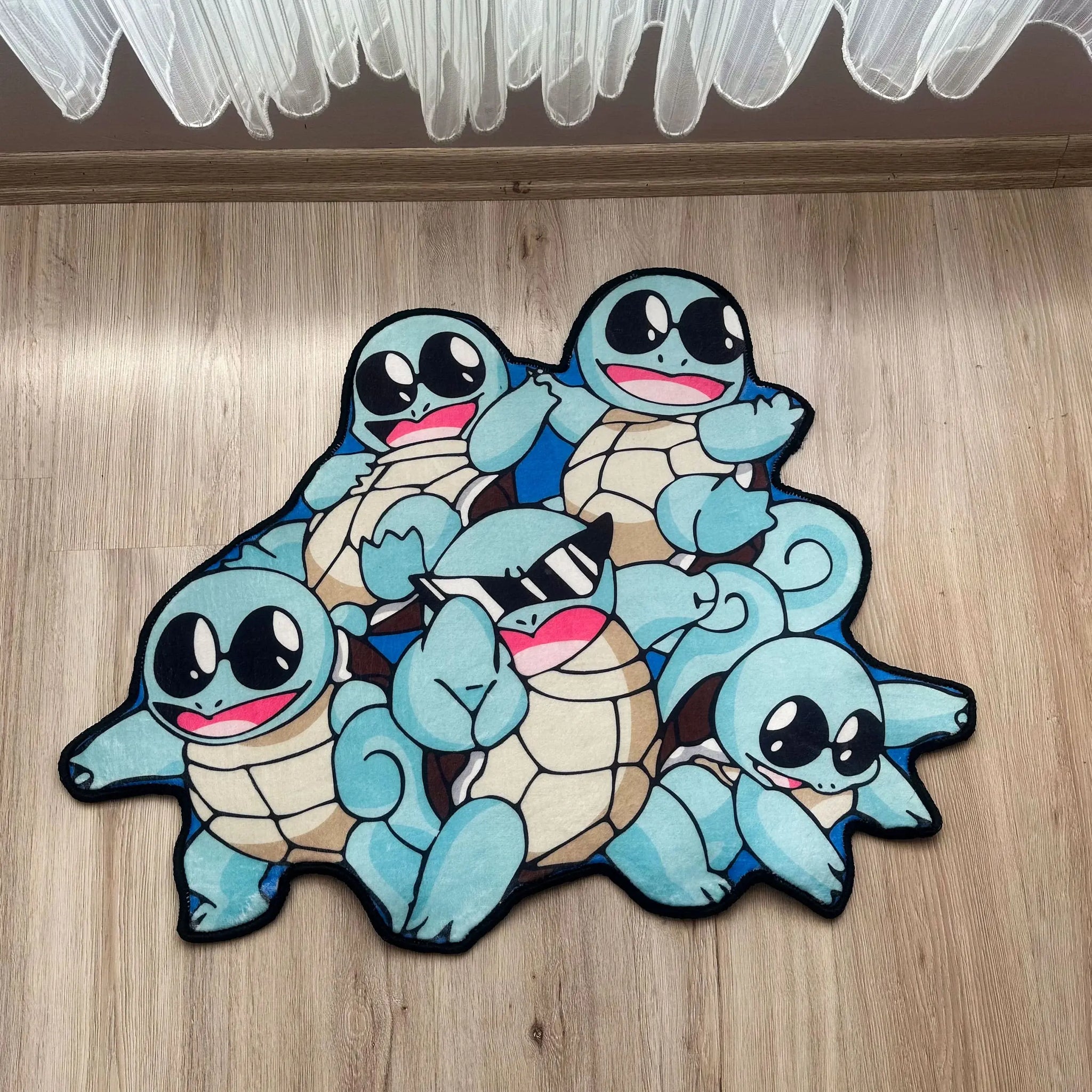 Squirtle Squad Pokémon Rug, Fun Anime Character Carpet