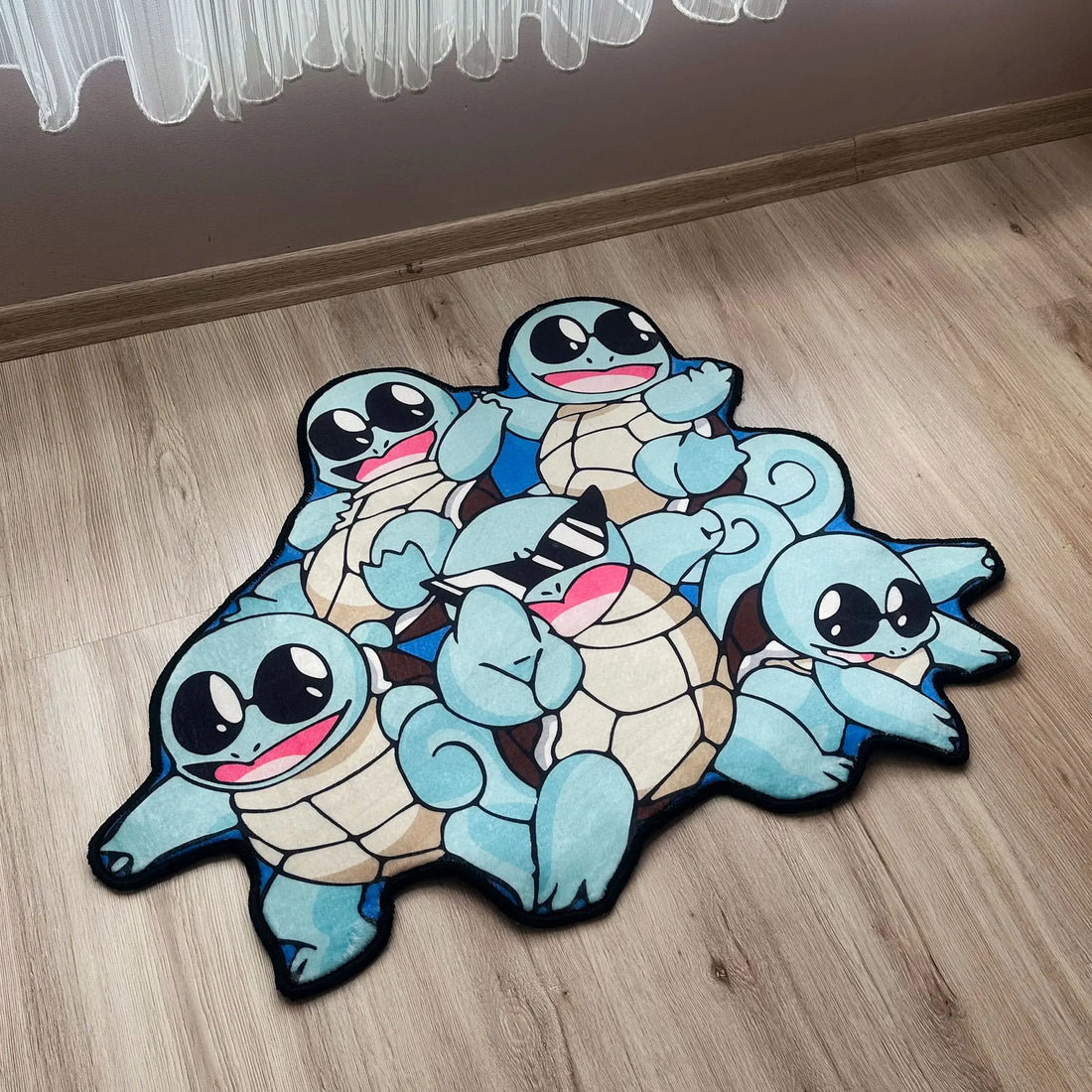 Squirtle Squad Pokémon Rug, Fun Anime Character Carpet