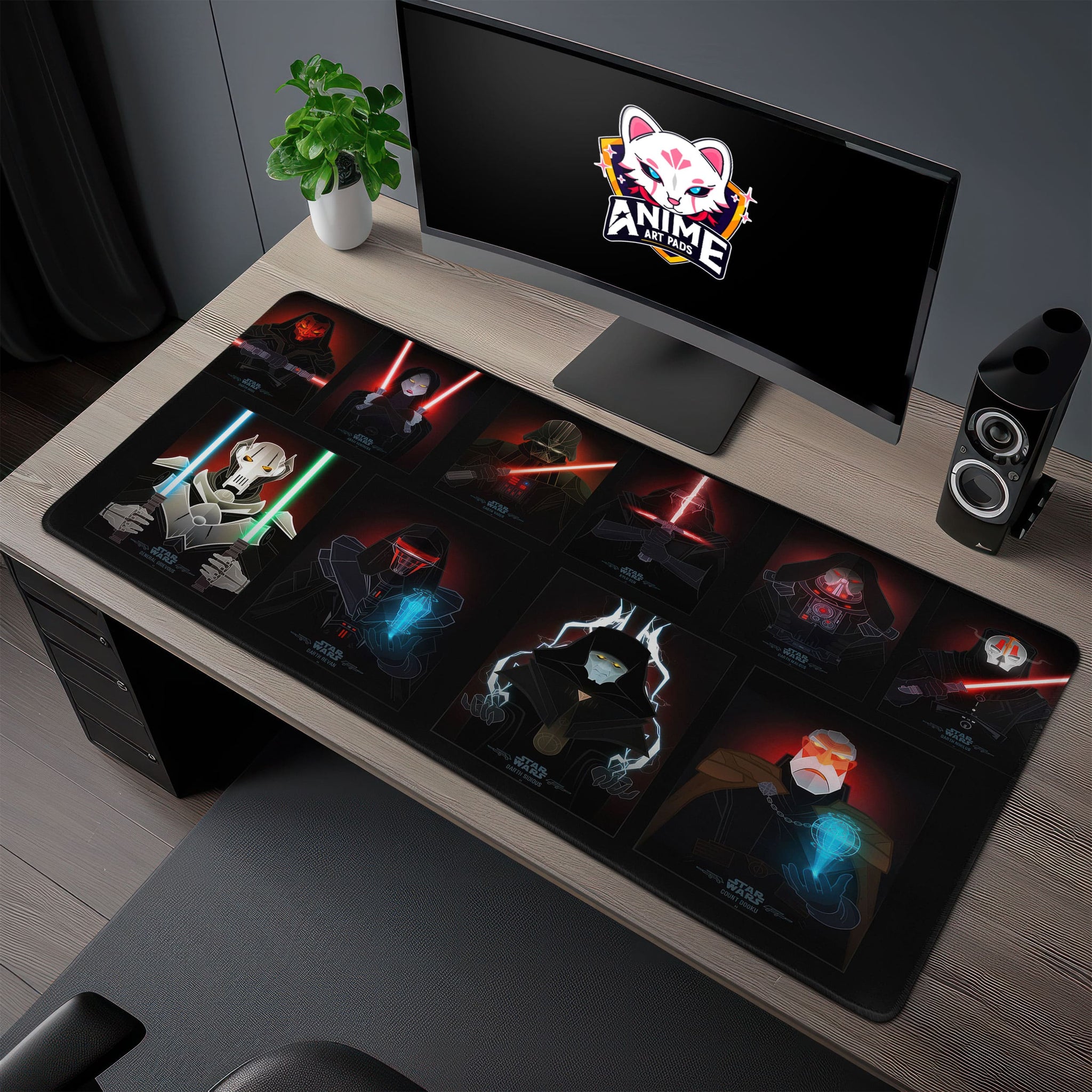 Star Wars Sith Lords Desk Mat, Dark Side Mouse Pad