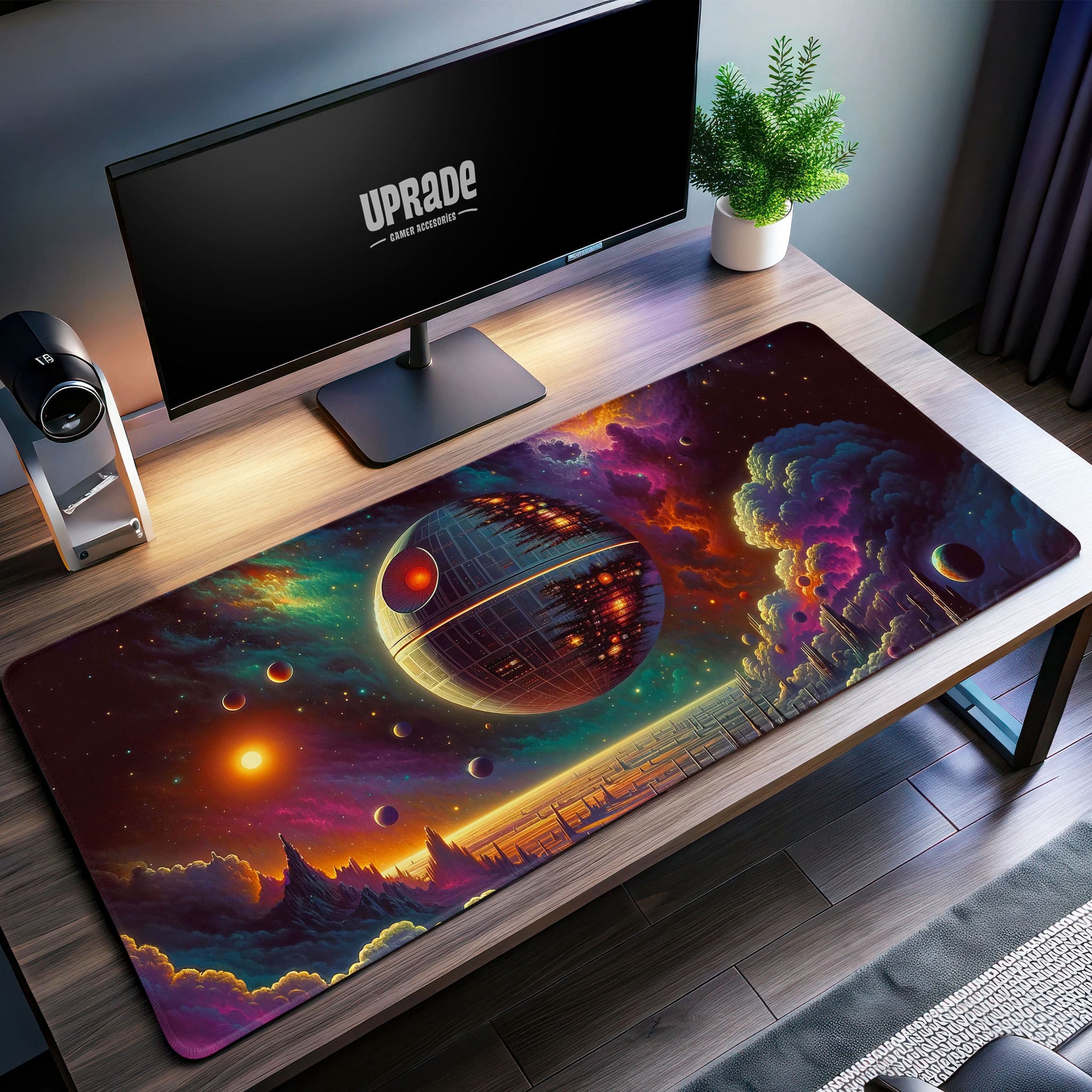 Star Wars Death Star Desk Mat, Galactic Space Mouse Pad - Cocoon Markt