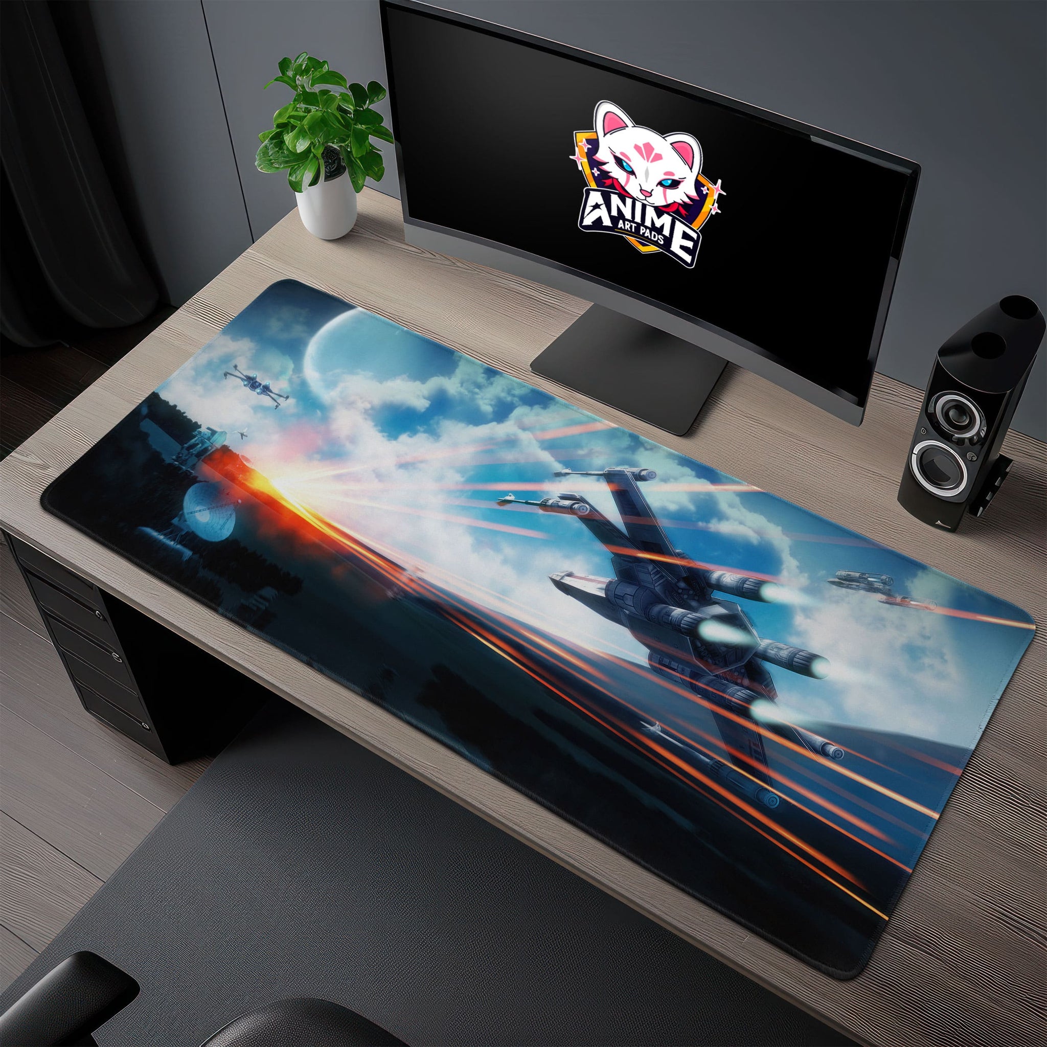 X-Wing Starfighter Desk Mat, Star Wars Mouse Pad