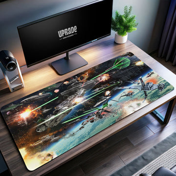 Star Wars Galactic Dogfight Desk Mat, Space Battle Mouse Pad - Cocoon Markt