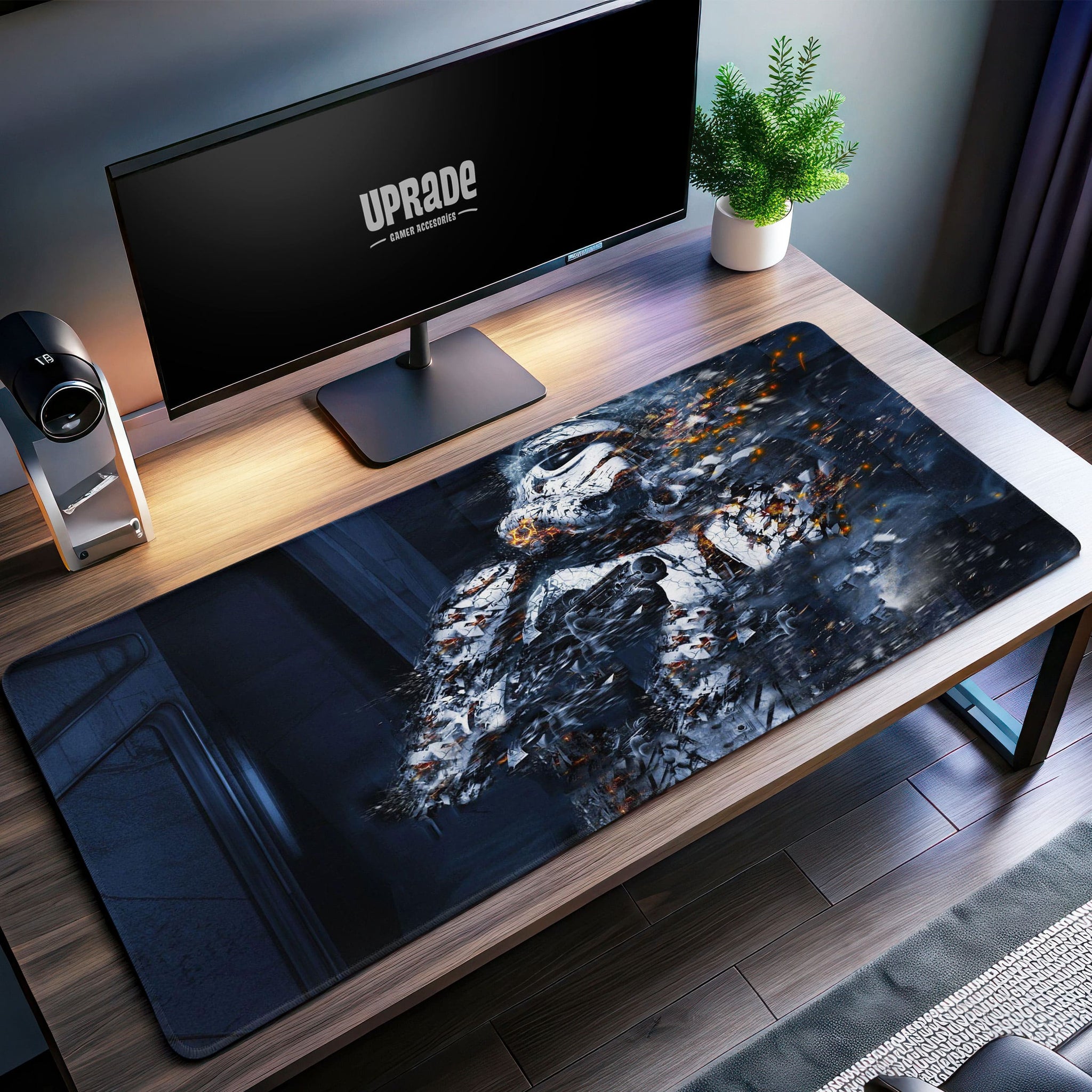 Star Wars Stormtrooper Battle Desk Mat, Explosive Action Mouse Pad