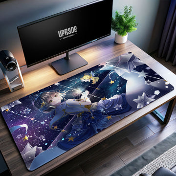 Starlight Sakura Desk Mat, Cardcaptor Inspired Mouse Pad