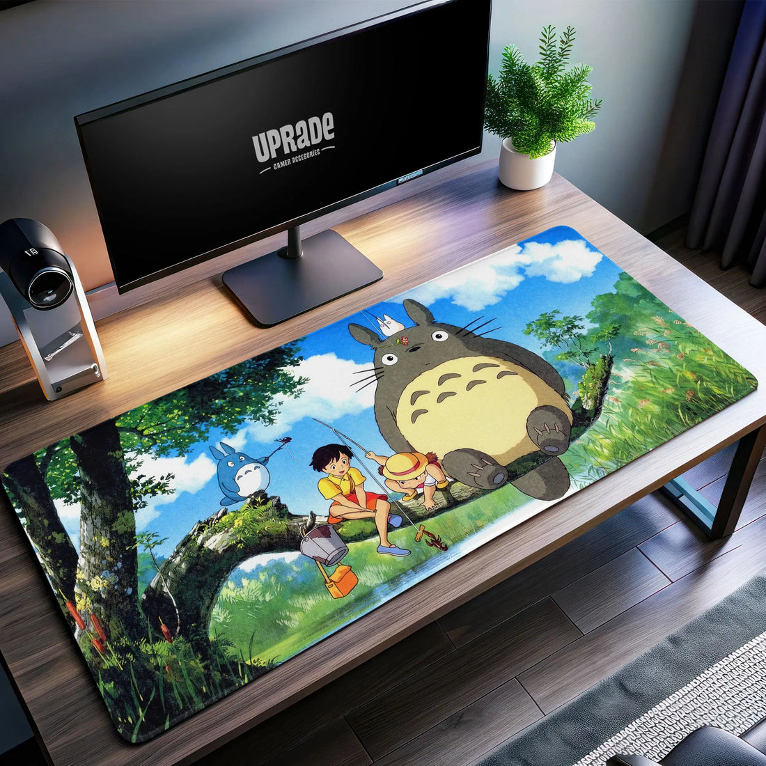 Totoro Forest Desk Mat, Studio Ghibli Mouse Pad - Cocoon Markt