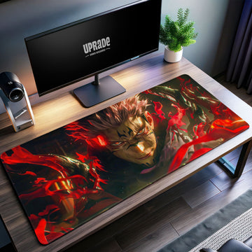 Sukuna Cursed King Desk Mat, Jujutsu Kaisen Mouse Pad