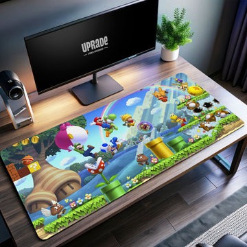 Super Mario Adventure Desk Mat, Mario & Friends Mouse Pad